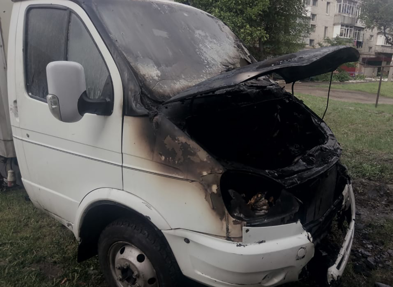 В Запорожской области произошло самовозгорание автомобиля (ФОТО)