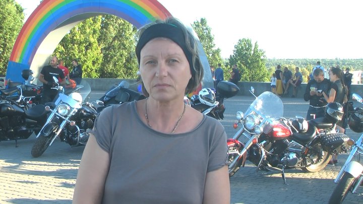 Мотоциклисты провели акцию памяти погибшей в аварии на «Искре» 19-летней запорожанки (ФОТО)