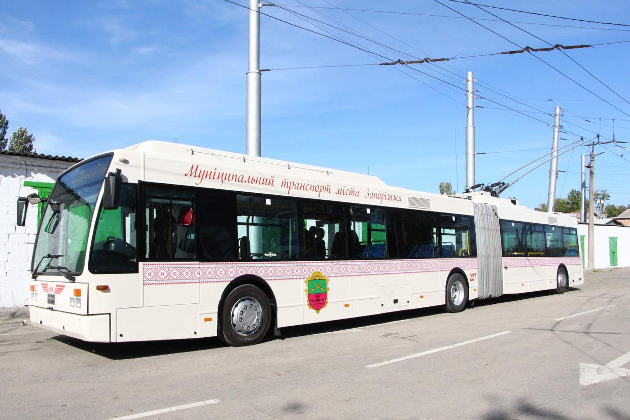 В Запорожье выйдут на рейс новые европейские  троллейбусы (ФОТО)
