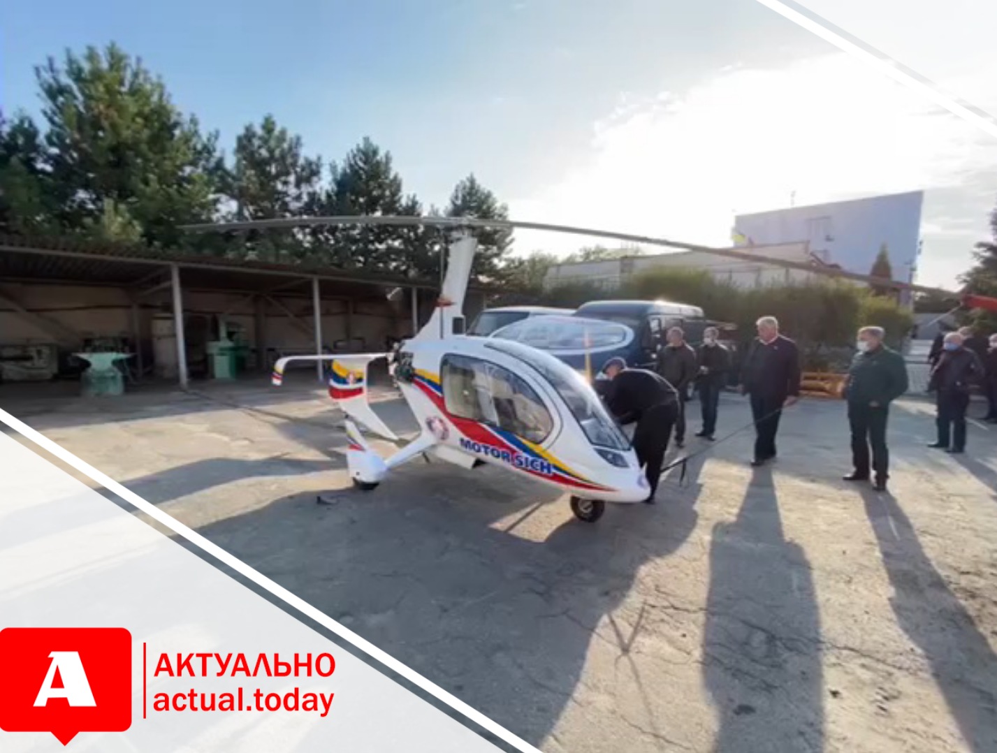 В Запорожье продолжаются испытания первого двухместного вертолета украинского производства (ВИДЕО)