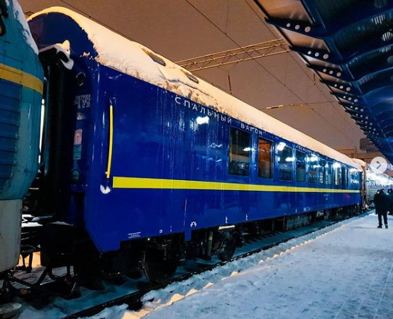 На маршрут Киев-Запорожье поставили новые вагоны для международных перевозок (ФОТО)