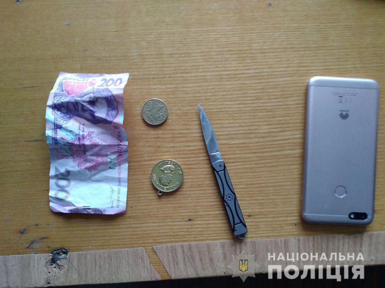 В Запорожской области пара рецидивистов, угрожая ножом, ограбили пенсионера
