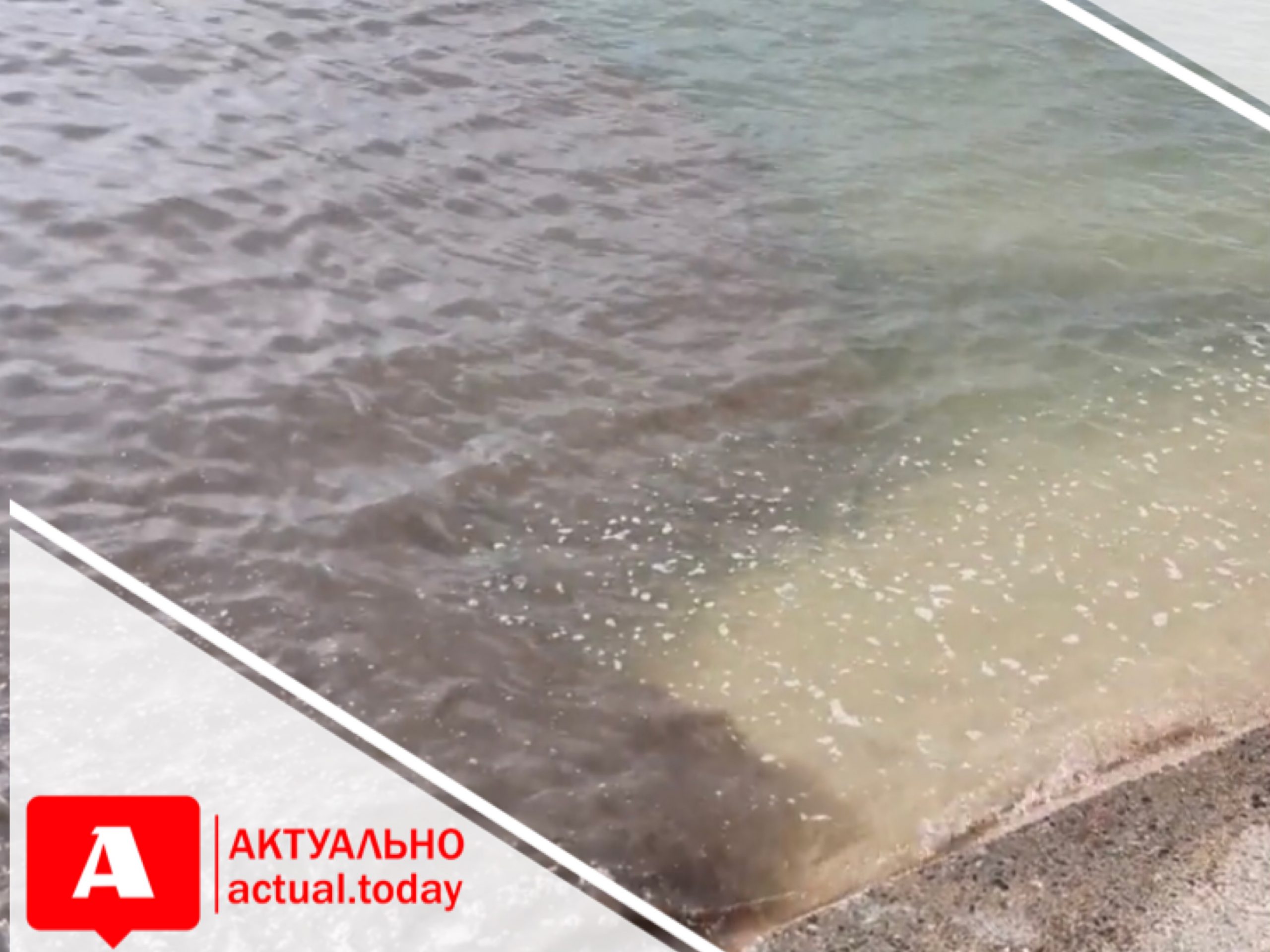 В Бердянске канализационные стоки сливают прямо в море (ВИДЕО)