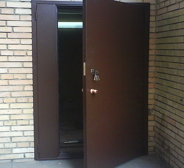 В Запорожье двое парней ради наживы сняли металлические двери с одного из подъездов (ФОТО)