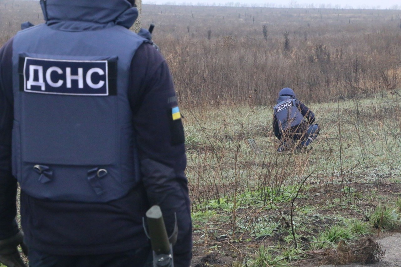 В Запорожской области нашли авиабомбу и минометную мину (ФОТО)