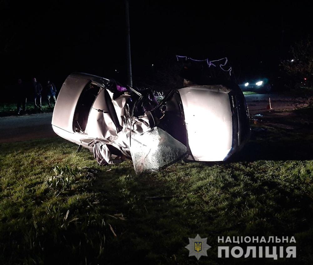 В Запорожской области водитель легковушки врезался в дерево и погиб на месте (ФОТО)