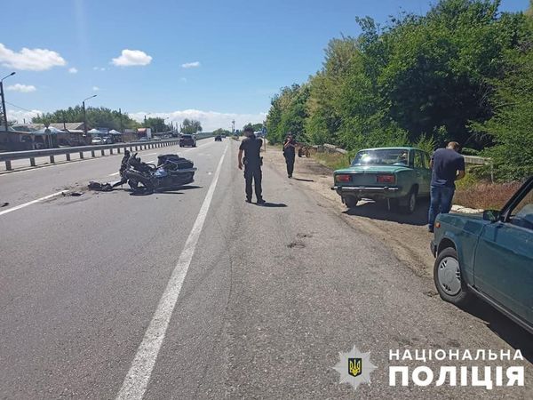 В полиции рассказали, кто виноват в ДТП на запорожской трассе, в котором пострадал мотоциклист (ФОТО)