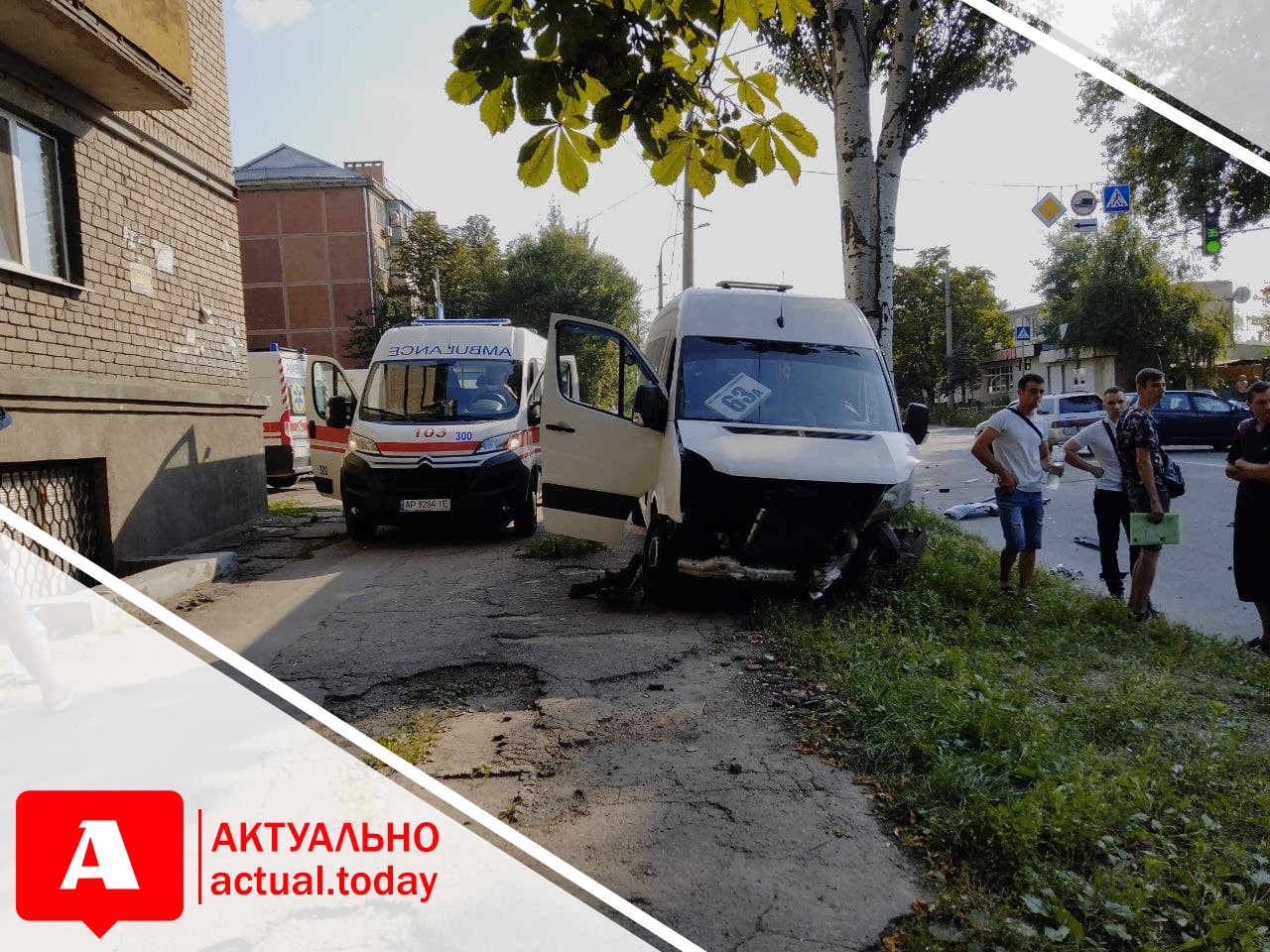 ДТП с маршруткой в Запорожье: полиция разыскивает свидетелей аварии
