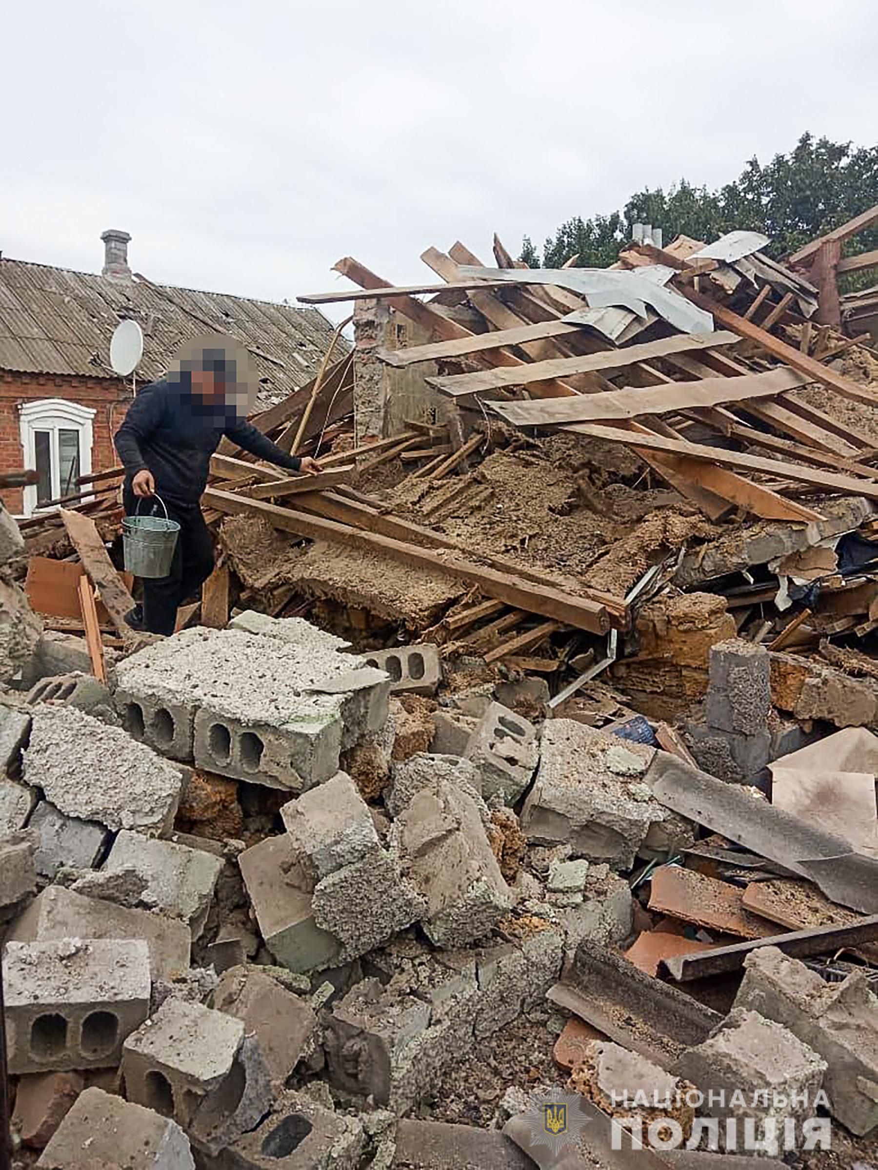 Житель Запорожской области подорвал двухэтажный дом: хотел совершить суицид (ФОТО)