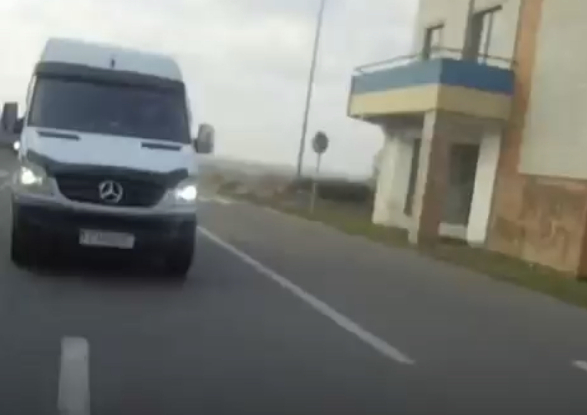 При въезде в Бердянск полиция выявила перевозчика-нелегала (ФОТО, ВИДЕО)