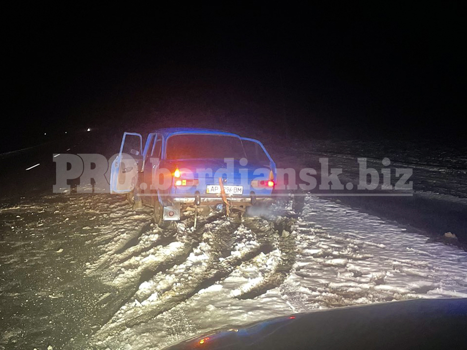 В Запорожской области за рулём авто обнаружили пьяного водителя 