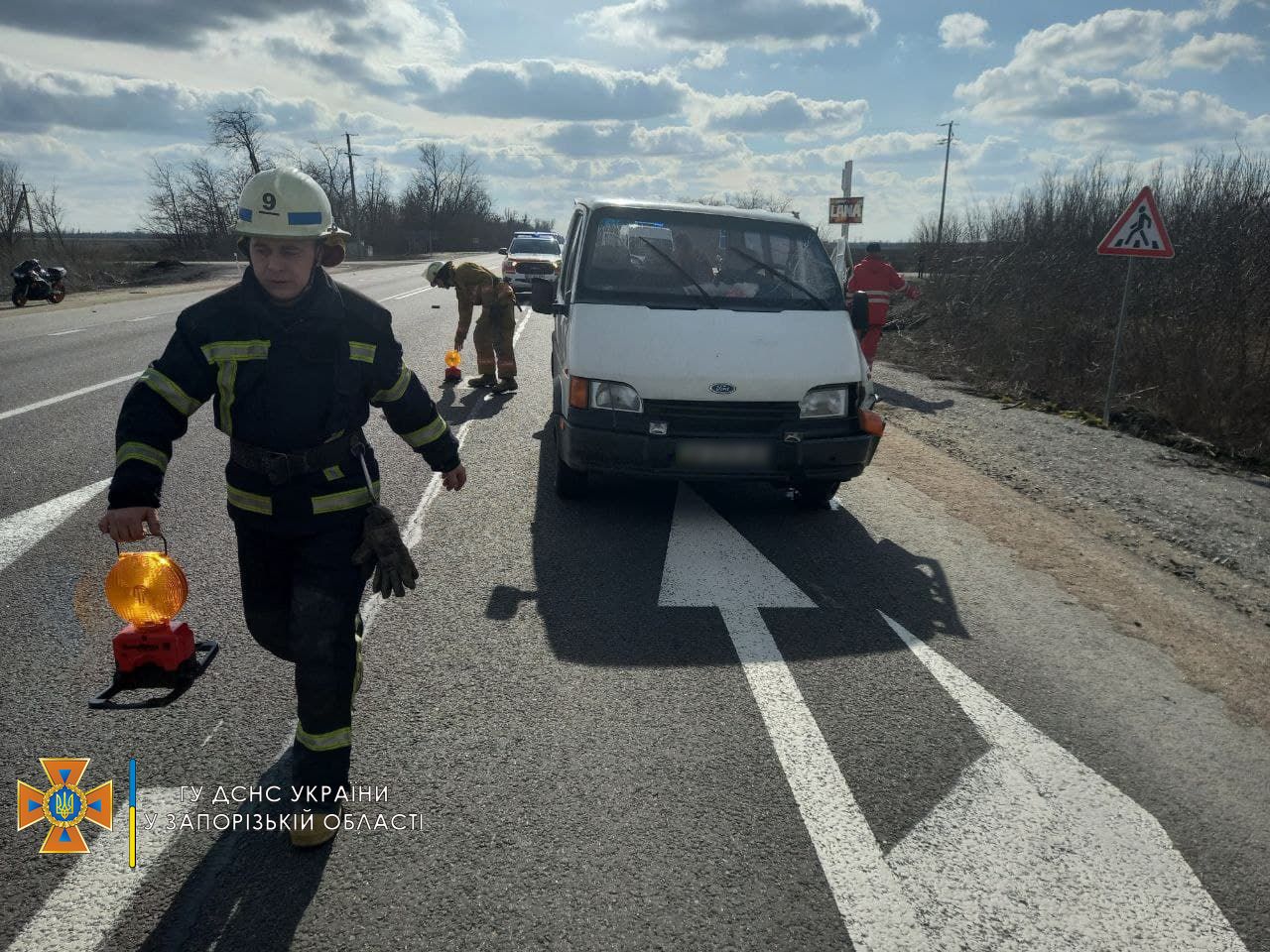 В Запорожской области столкнулись автомобиль и мотоцикл: погиб водитель двухколесного (ФОТО)