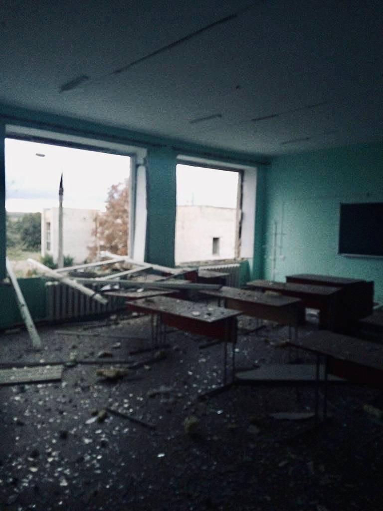 Ворог атакував Григорівку Запорізького району: зруйнована гімназія (ФОТО)