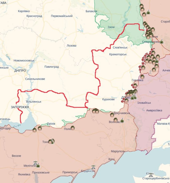 Росія планує захопити Донбас та перейти до захоплення Запорізької області, — Генштаб