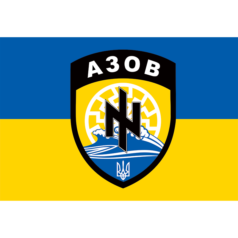 За написи символіки батальону «Азов» на гаражі окупанти оштрафували мешканця Бердянського району
