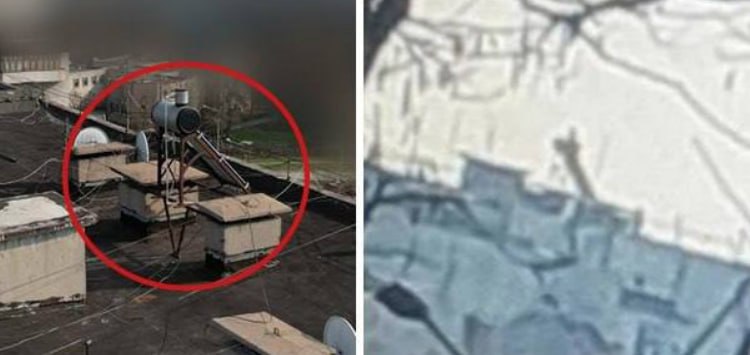 «Ракета», яка застрягла на даху будинку у Запоріжжі та не «розірвалася», виявилася сонячною батареєю (ФОТО)