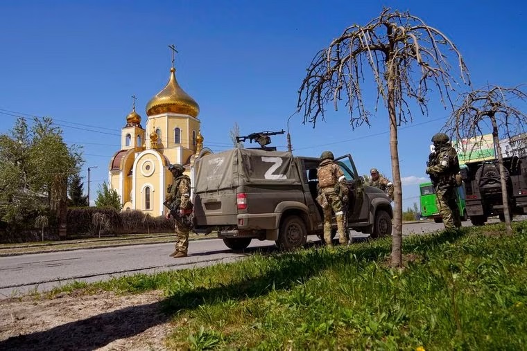 У Бердянську окупанти вивезли документацію з мерії і залишили відділ поліції