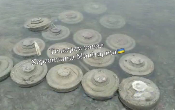 Підрив ГЕС: у річці Дніпро дрейфує велика кількість мін