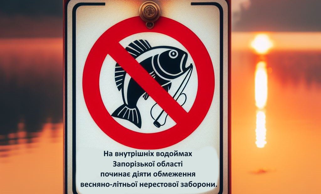 У Запоріжжі з 1 квітня встановили нові обмеження на вилов риби у зв’язку з нерестом